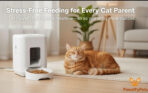 Okos WiFi-s kisállatetető HD kamerával és alkalmazásvezérléssel – Kétirányú hang és távoli etetés - Image 11